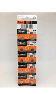 Maxell LR 41 AG3 392 L736 192 1.5V 鈕扣電池 電餅 電芯 10粒 卡裝