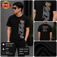 KTM Tshirt Men's Bigsize Jumbo LOGO KTM Cotton Combed 24S SML XL XXL XXXL 4XL 5XL
