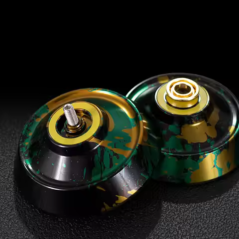Metal Yoyo Magic YOYO Profissonal Aluminum Alloy Unresponsive Yoyo 10 Ball U-bearing Yoyo for Advanc