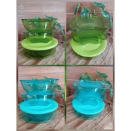 Domino set tupperware Domino bowl set tupperware Domino casserole dish tupperware/ crystal tupperwar