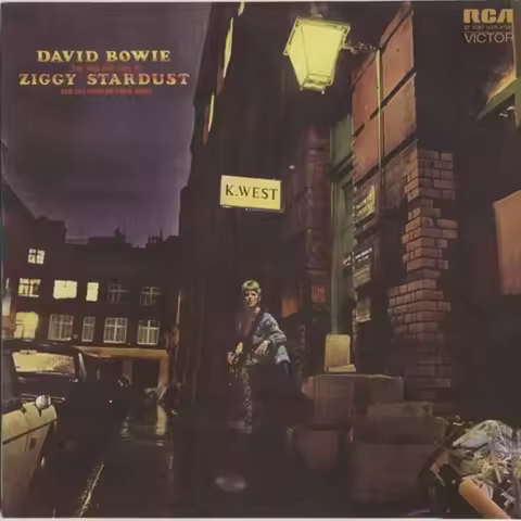 David Bowie 1972 Album CD The Rise and Fall of Ziggy Stardust High Fidelity Audio Disc Only for Musi