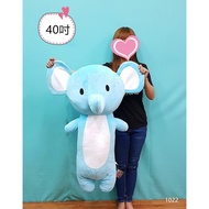 Brand New Elephant Pillow Long Body Elephant Doll 25 inch 40 inch About 63-100cm Standing Elephant E