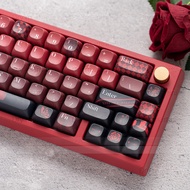 MOC Keycap Poison Poison Wine Red Round Ball Cap PBT Five-Sided Sublimation 68 75 87 98 108