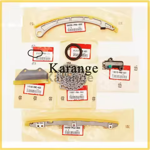 7PCS Set 14520-PNA-003 Timing Chain Kit for Honda for Accord 2.4L Civic K20Z3 K20A3 K20Z1 2.0L 14540
