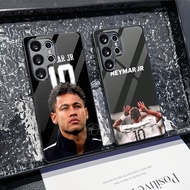 Neymar poster design 08 Glass Phone Case Glass for Samsung Galaxy S22 S23 S24 S25 Ultra Plus S24FE S