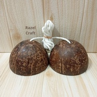 Quality Scout Rope Egrang, Coconut Shell Egrang