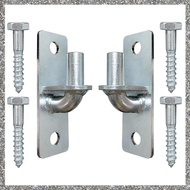 [feidan33.ph] Chain Link Gate Hinge Heavy Duty 2-Pack with 5/8" Pin for Outdoor for Outdoor Metal Fe