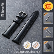 Horse Hip Leather Watch Strap Men Genuine Leather Butterfly Clasp Fit Cocktail Breitling Rolex Omega