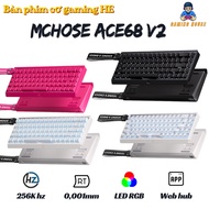 HE Mchose Ace68 Esports Mechanical Gaming Keyboard - Rapid Trigger - Layout 68% Polling Rate - With 