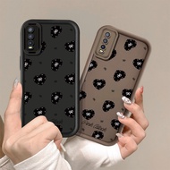 Black Love Heart Bow Case For OPPO A3 PRO A94 A93 A5S A57 A77 A7 A12S Realme C20 C11 C21Y C25Y A80 A