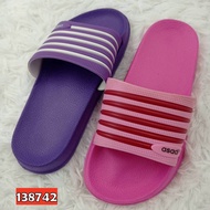 SFS Asadi W138742 Kasut Sandal Getah Wanita Women Rubber Striped Shoes Waterproof Shoes Size 3 - 7