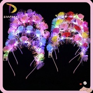 DIACHASG 2pcs Glowing LED Wreath Kids Gift Women Girls Hairband Garlands Christmas Party Decoration