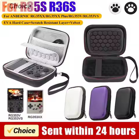 Hard Carrying Case For R35S R36S Anti-Scratch Shockproof Travel Storage Bag w/ Mesh Bag&Hand Strap f