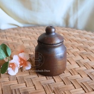 Mini spice container, minimalist spice container,/ spice container, earthenware spice container