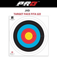 JVD FITA FACE TARGET 122 CM - ARCHERY TARGET PAPER - ARCHERY TARGET PAPER - WORLD ARCHERY OFFICIAL T