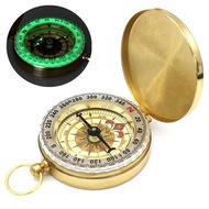 1CLICK2BUY Happfist Compass Vintage Pocket Portable Luminous Light CopperCOMPASS - G50F