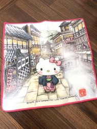 日本帶回KITTY銀山溫泉限定版小方巾