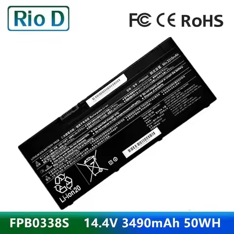 FPB0338S 14.4V 3490mAh 50WH Battery FPB0338S FPCBP529 FMVNBP247 for FUJITSU LifeBook E559 E549 E459 