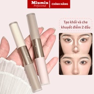 Judydoll Double-Headed Cream Contouring Pen Convenient Long Lasting Color Liquid Highlighter & Conto