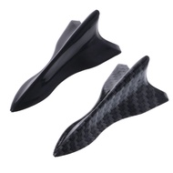 ✿ 1Pcs Universal EVO-Style Pu Rear Roof Shark Fins Spoiler Shark Fin Diffuser Vortex Generator Car R