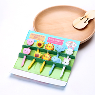 Gratis Ongkir - Food Picks Bento Anak / 10Pcs Garpu Anak Karakter Food Picks / Hiasan Bekal Lucu