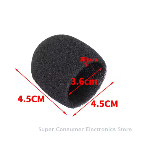Foam Studio Windscreen Microphone Cover Protection Cap for Shure SM58 SLX24 PGX24 PG58 BETA58A, Avai