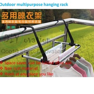 Outdoor balcony service yard multipurpose hanger rack