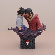Naruto Sasuke Uchiha Itachi Brothers Reconciliation Bust Model Decoration Doll Anime Boxed 9GXA