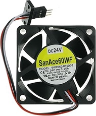 Fanuc Cooling Fan Replacement 9WF0624H4D03 A90L-0001-0508 SanAce60WF, 60x60x25mm 24V 0.15A 6-Pin 3-W