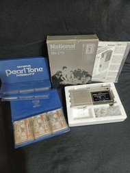 National  RN-Z15 迷你磁帶機 錄音機 原裝日本產 收藏品精緻播放機 ＋OLYMPUS迷你卡帶12個（全新）#龍年行大運