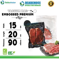 Food Vacuum Bag EMBOSSED 15x20cm Vacuum Plastic BINTIK DELKOCHOICE