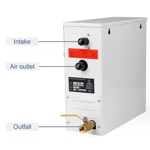 4.5KW Household And Commercial Sauna Steam Generator Steam Room Equipment Boiler Digital Display Wit