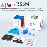 Rubik Moyu RS3M 2020 Pyramid Rubik's Cube Twist Hole Meditation Toys (Magnetic Cube)