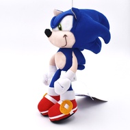 23-28CM Sonic Plush Toys Doll Blue Shadow Sonic Plush Soft Stuffed Toy Cotton Anime Plush Doll For C