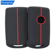 【FY】  Silicone Car Key Case Holder Key Accessories Keychain Protected Fob For Mazda 3 6 Cx30 Cx9 Cx5