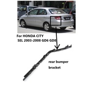 For HONDA CITY SEL 2003 2004 2005 2006 2007 2008 GD6 GD8 Rear Bumper Support Bracket rear bracket Re