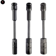XS 8-19mm Extra Long Thin Wall Socket 200mm Hex Nut Socket Wrenches for Automobiles