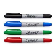 【台北文具】美國Sharpie Twin Tip 雙頭簽字筆/紅/藍/綠/黑 4 色(1,0.5mm)/萬用筆/奇異筆