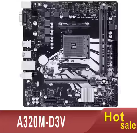 A320M-D3V AM4 DDR4 Micro ATX A320 100% Tested Fully Work
