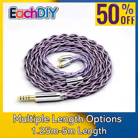 Type2 litz 7N OCC Headphone Earphone Cable For AKG N40 N5005 N30 Special MMCX LN007884