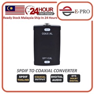 Toslink Optical to Coaxial SPDIF Coaxial Digital Audio Converter Adapter sound system DTS Dolby Digi