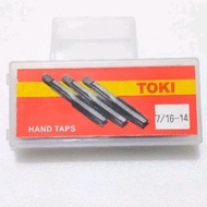 HAND TAPS TOKI 7/16-14 BSW. Handtap Toki 7/ 16 Inch 14 Gang SET of 3 PCS