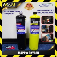 AWELD Disposable Oxygen & Mapp Gas for welding use