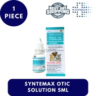 Syntemax Otic Solution Ear Drops & Eye Drops 5mL Poly Neo Dexa For Pets & Humns