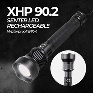 XLAMP LED Flashlight USB Rechargeable XHP90.2 Waterproof - JHS52