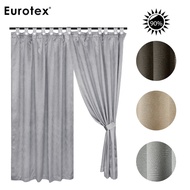 Eurotex, Dim Out Curtain, Block 90% Sunlight, 3 Ways Hanging Options (1 Piece) JJ06