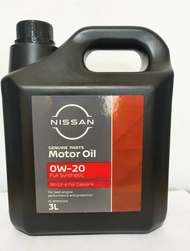 น้ำมันเครื่อง ใหม่ผลิตปี 2567 NISSAN 0W20 สังเคราะห์ แท้ศูนย์ นิสสัน 0W-20 มาร์ช อเมร่า โน๊ต March A