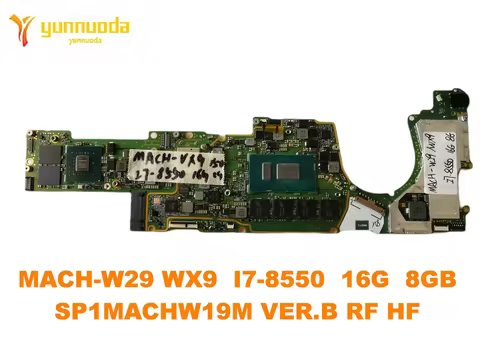 SP1MACHW19M For HUAWEI MACH-W29 WX9 laptop motherboard With I7-8550 CPU 8G 16G RAM MX150 2GB GPU tes