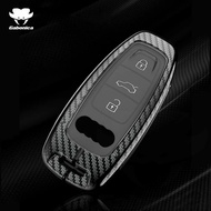 New Car Key Case Cover For Audi A3 A4 B9 A6 C8 A7 S7 4K A8 D5 S8 Q7 Q8 SQ8 E-tron 2018 2019 2020 202