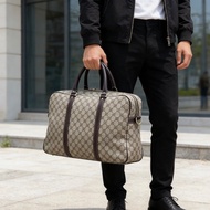 GUCCI 老花大號手提斜背公事包40*26*15 98新配件購證塵袋鎖鑰匙